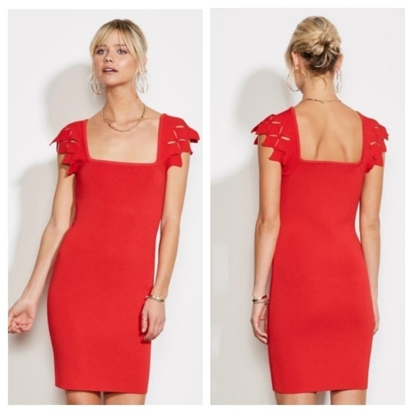 New Ali & Jay TGIF Cut Out Stretch Knit dress Size Small - Picture 1 of 11